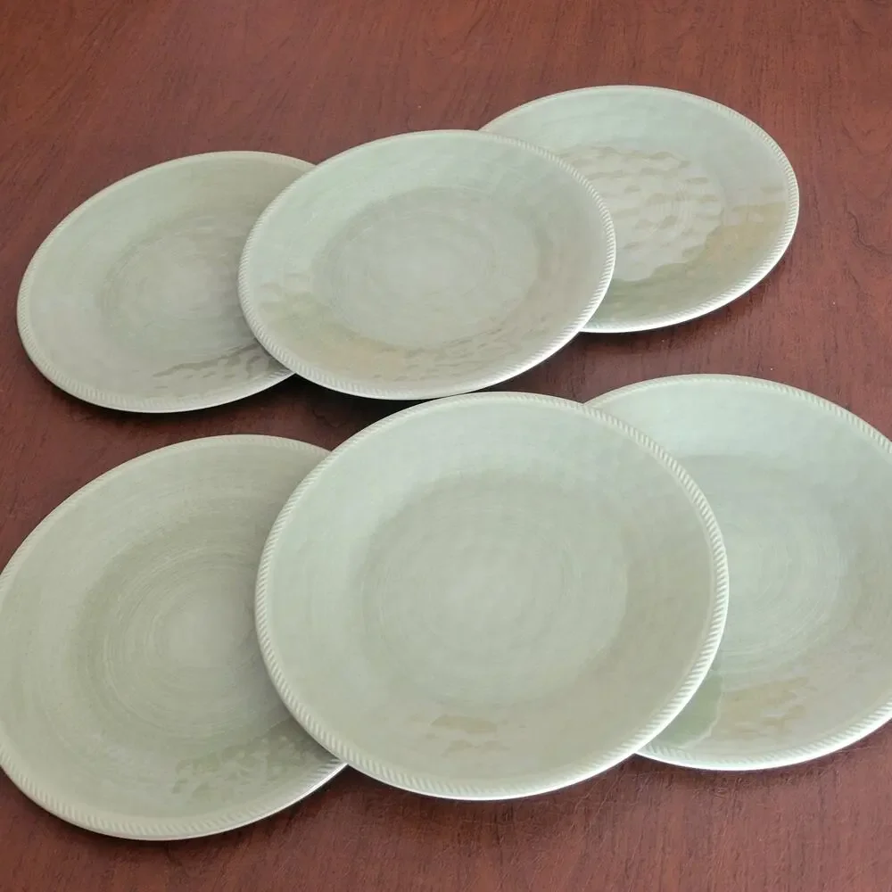 Threshold Melamine  Dinner Green Plates set of 6 Target  Perfect shape